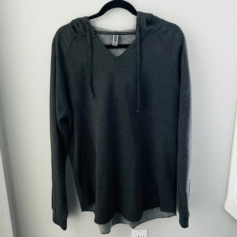 Womens Grey Hoodie with Horse Logo, Size XL NWOT